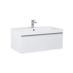   Alsó szekrény, AREZZO design MONTEREY 80 cm-es alsószekrény 1 fiókkal Mf. fehér színben, szifonki