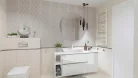 Alsó szekrény, AREZZO design MONTEREY 80 cm-es alsószekrény 2 fiókkal Mf. fehér színben, szifonki