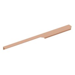   Bútor kiegészítő, AREZZO design MONTEREY fogantyú 40 cm-es, rozé arany