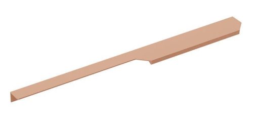Bútor kiegészítő, AREZZO design MONTEREY fogantyú 40 cm-es, rozé arany