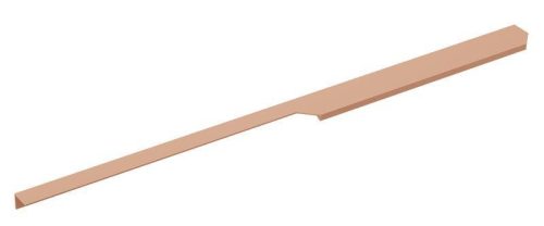 Bútor kiegészítő, AREZZO design MONTEREY fogantyú 60 cm-es, rozé arany