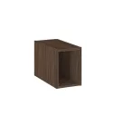 Fali szekrény, AREZZO design MONTEREY Slim 20 cm-es nyitott elem Lincoln dió színben