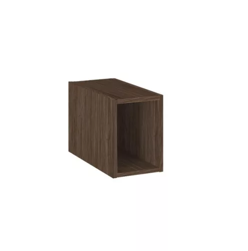 Fali szekrény, AREZZO design MONTEREY Slim 20 cm-es nyitott elem Lincoln dió színben