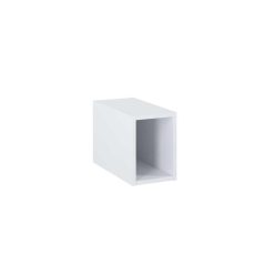   Fali szekrény, AREZZO design MONTEREY Slim 20 cm-es nyitott elem Matt Fehér színben