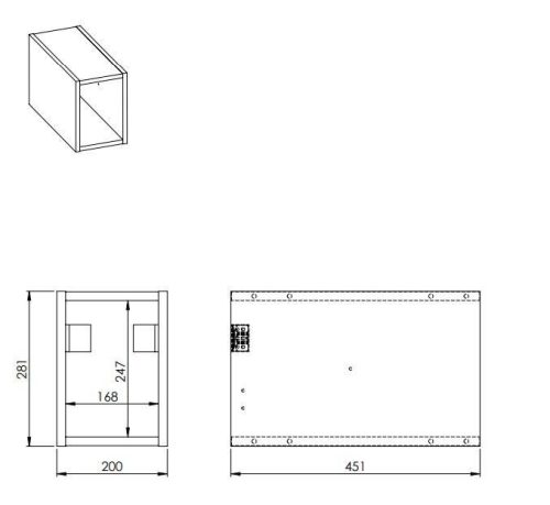 Fali szekrény, AREZZO design MONTEREY Slim 20 cm-es nyitott elem Matt Fehér színben