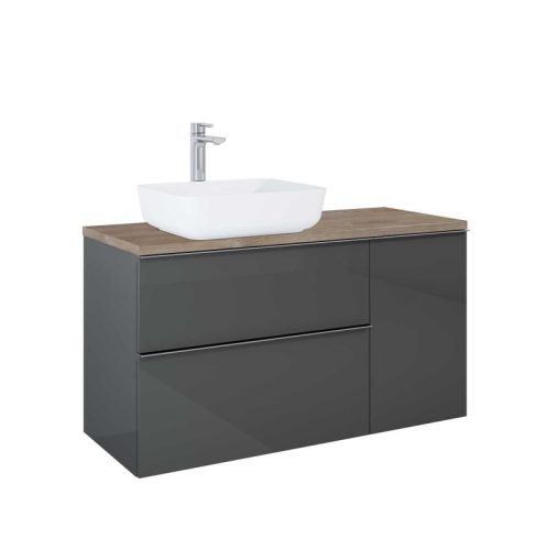 Mosdópult, AREZZO design 100x46 cm mosdópult, Természetes tölgy színben