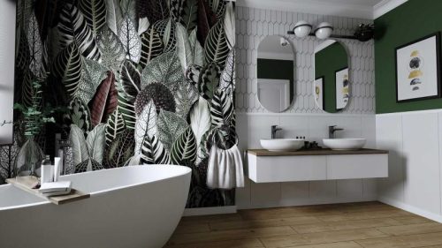 Mosdópult, AREZZO design 160x46 cm mosdópult, Természetes tölgy színben