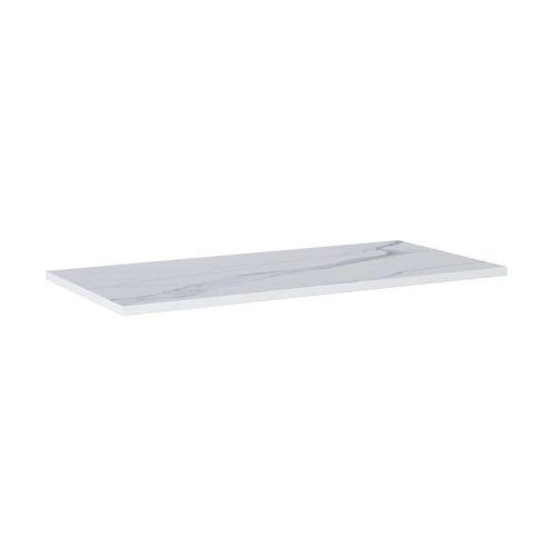 Mosdópult, AREZZO design CALACATTA márvány 100x46 cm mosdópult Matt Fehér színben, 20 mm