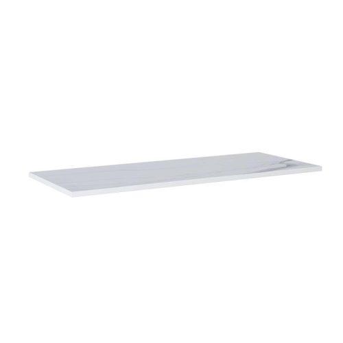Mosdópult, AREZZO design CALACATTA márvány 120x46 cm mosdópult Matt Fehér színben, 20 mm