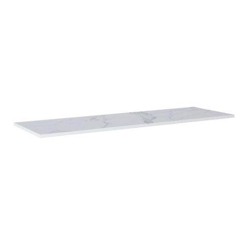 Mosdópult, AREZZO design CALACATTA márvány 160x46 cm mosdópult Matt Fehér színben, 20 mm
