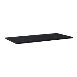   Mosdópult, AREZZO design MARQUINA márvány 100x46 cm mosdópult Matt Fekete színben,20 mm