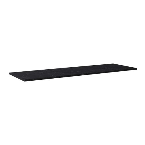 Mosdópult, AREZZO design MARQUINA márvány 160x46 cm mosdópult Matt Fekete színben, 20 mm