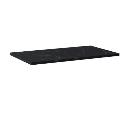 Mosdópult, AREZZO design MARQUINA márvány 80x46 cm mosdópult Matt Fekete színben, 20 mm