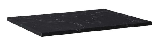 Mosdópult, AREZZO design MARQUINA márvány mosdópult (70/49,4) matt fekete,20 mm