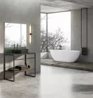 Márványpult, AREZZO design márványpult 100/46/1,5 matt zöld