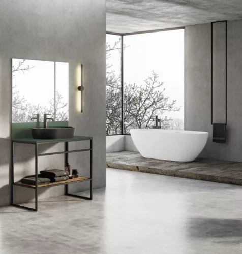 Márványpult, AREZZO design márványpult 100/46/1,5 matt zöld