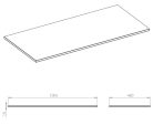 Márványpult, AREZZO design márványpult 100/46/1,5 terra pink