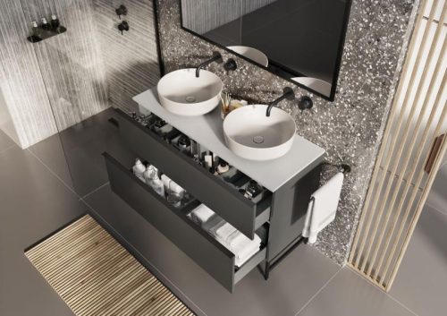 Márványpult, AREZZO design márványpult 120/49,4/1,5 matt v. szürke