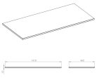 Márványpult, AREZZO design márványpult 140/46/1,5 terra pink