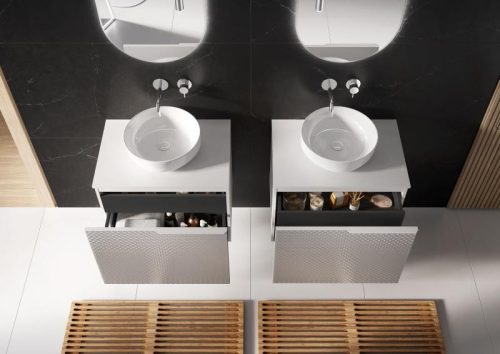 Márványpult, AREZZO design márványpult 70/49,4/1,5 matt fehér