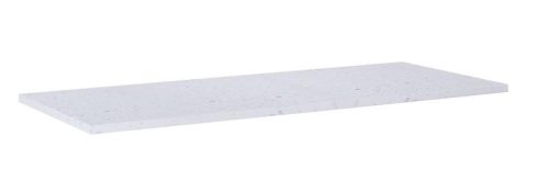 Mosdópult, AREZZO design TERRAZZO márvány mosdópult 120/46/2 fehér matt