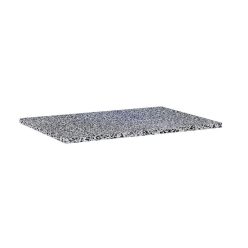   Mosdópult, AREZZO design TERRAZZO márvány mosdópult 70/49,4/2 fekete matt