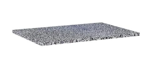 Mosdópult, AREZZO design TERRAZZO márvány mosdópult 70/49,4/2 fekete matt