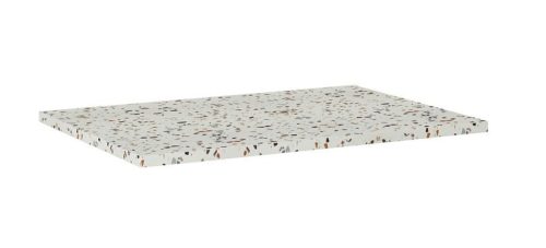 Mosdópult, AREZZO design TERRAZZO márvány mosdópult 70/49,4/2 mix matt