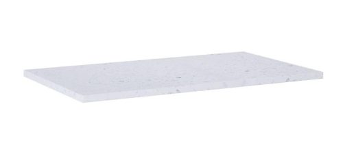 Mosdópult, AREZZO design TERRAZZO márvány mosdópult 80/46/2 fehér matt