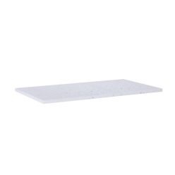   Mosdópult, AREZZO design TERRAZZO márvány mosdópult 90/49,4/2 fehér matt
