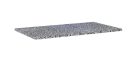 Mosdópult, AREZZO design TERRAZZO márvány mosdópult 90/49,4/2 fekete matt