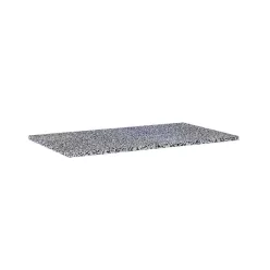   Mosdópult, AREZZO design TERRAZZO márvány mosdópult 90/49,4/2 fekete matt
