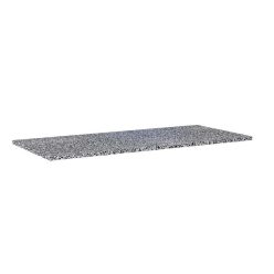   Mosdópult, AREZZO design TERRAZZO márvány mosdópult120/49,4/2 fekete matt