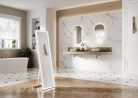 Fali panel, AREZZO design márvány fali panel 100/20/1,5 matt beige