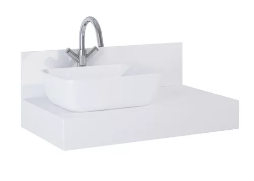 Fali panel, AREZZO design márvány fali panel 120/20/1,5 matt fehér