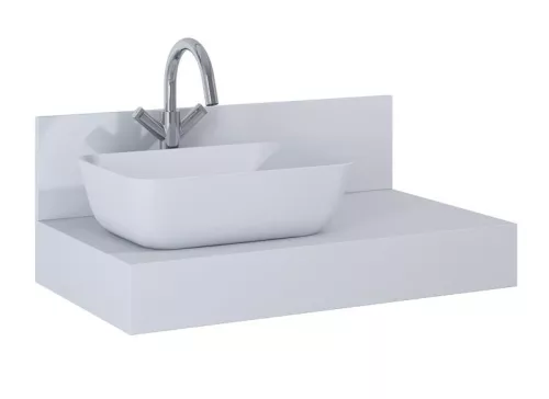 Fali panel, AREZZO design márvány fali panel 120/20/1,5 matt világosszürke