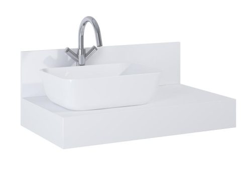 Fali panel, AREZZO design márvány fali panel 80/20/1,5 matt fehér