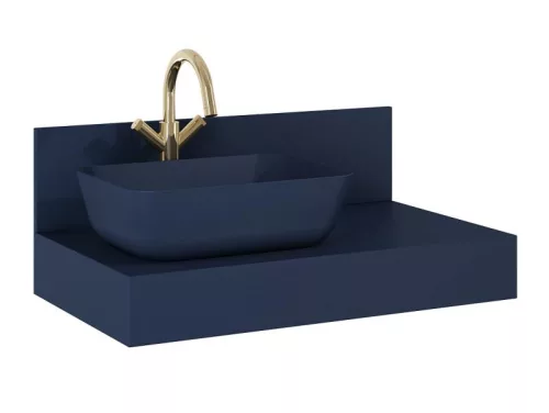 Fali panel, AREZZO design márvány fali panel 80/20/1,5 matt kék