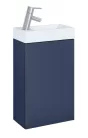 Alsó szekrény, AREZZO design MINI 40 1 ajtós matt kék (alsószekrény + mosdó)