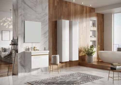 Álló szekrény, AREZZO design univerzális állószekrény bármely modellhez 40 cm-es, 2 ajtós, matt f