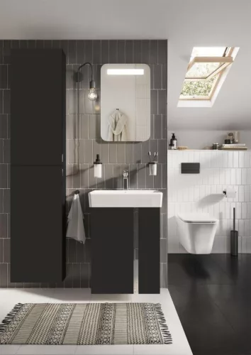 Álló szekrény, AREZZO design univerzális állószekrény bármely modellhez 40 cm-es, 2 ajtós, matt f