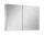 Felső szekrény, AREZZO design Tükrös szekrény BASIC 90,2 ajtó