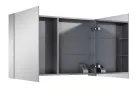Felső szekrény, AREZZO design Tükrös szekrény MEDIUM 100,2 ajtó + TECHNOBOX