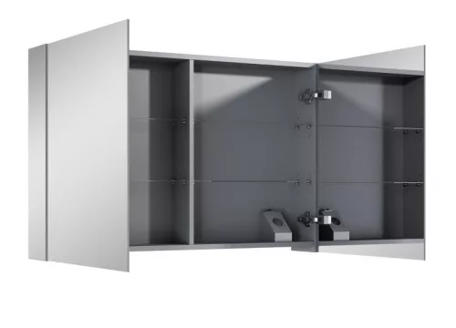 Felső szekrény, AREZZO design Tükrös szekrény MEDIUM 100,2 ajtó + TECHNOBOX