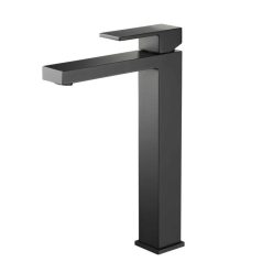   Mosdó csaptelep, AREZZO design CUBEFIELD magasított mosdó csaptelep, fekete
