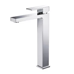   Mosdó csaptelep, AREZZO design CUBEFIELD magasított mosdó csaptelep, króm AR-4402CR