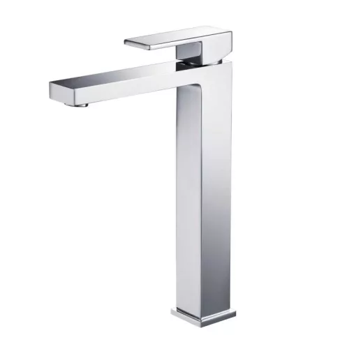 Mosdó csaptelep, AREZZO design CUBEFIELD magasított mosdó csaptelep, króm AR-4402CR