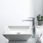 Mosdó csaptelep, AREZZO design CUBEFIELD magasított mosdó csaptelep, króm