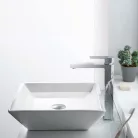 Mosdó csaptelep, AREZZO design CUBEFIELD magasított mosdó csaptelep, króm AR-4402CR