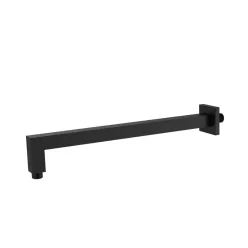   Zuhanykar, AREZZO design Square 40 cm-es szögletes zuhanykar matt fekete AR-6000MB